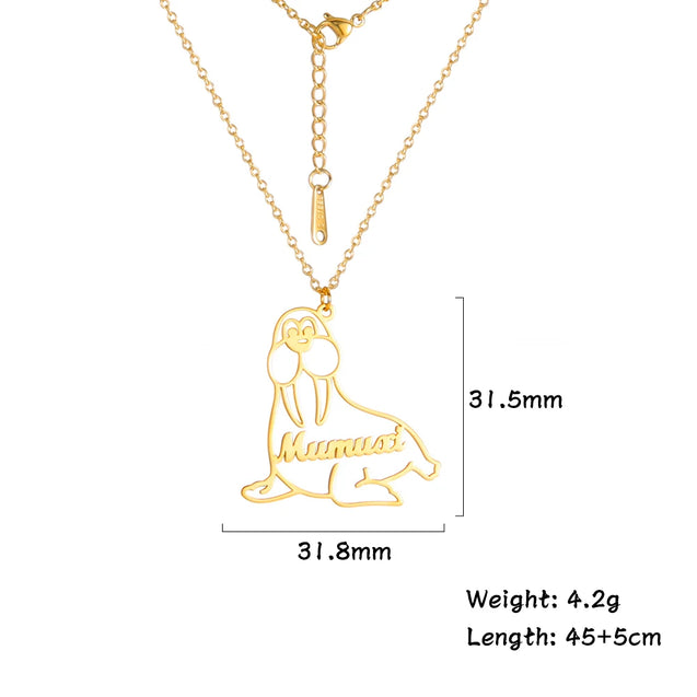 Unicorn Dream Custom Name Necklace