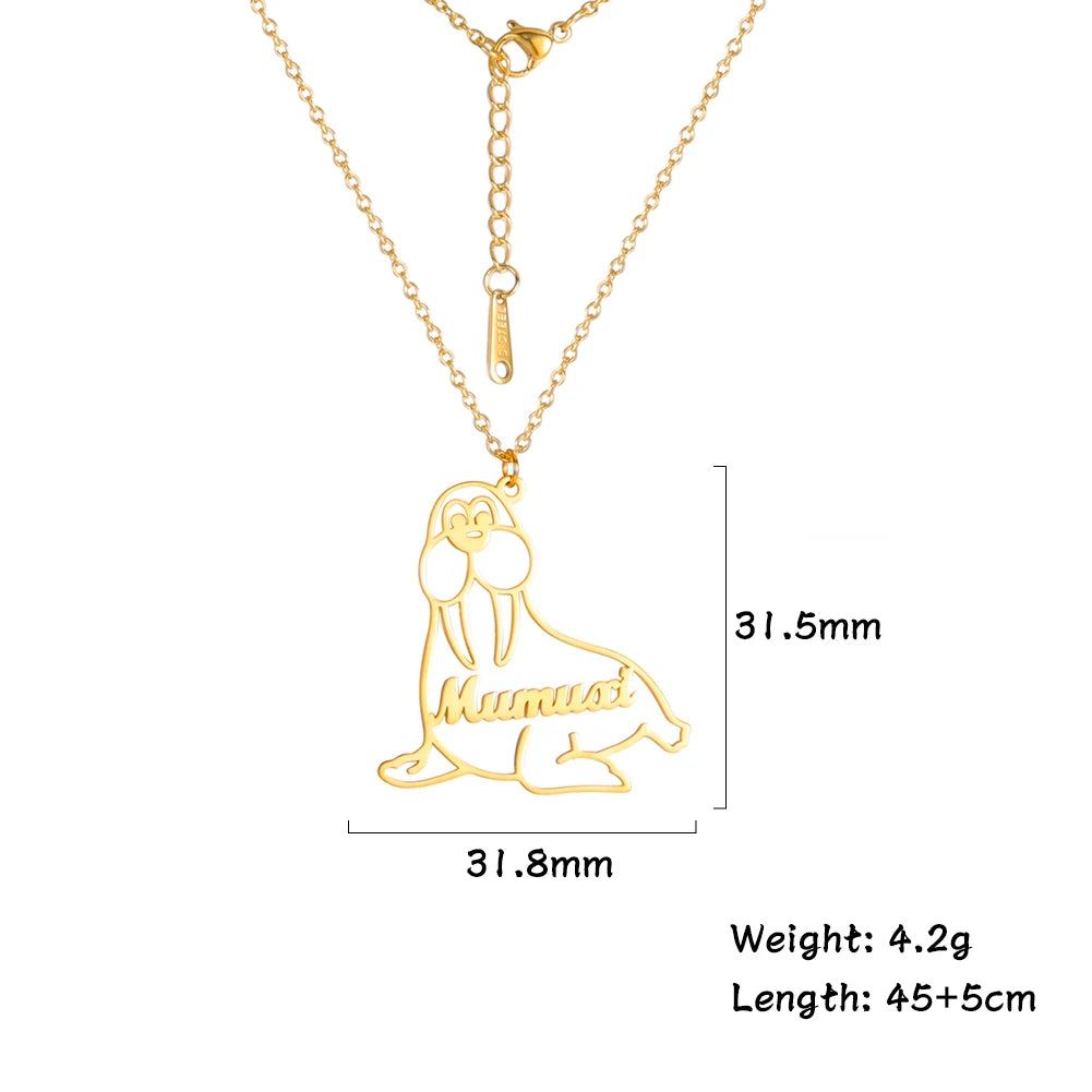 Unicorn Dream Custom Name Necklace