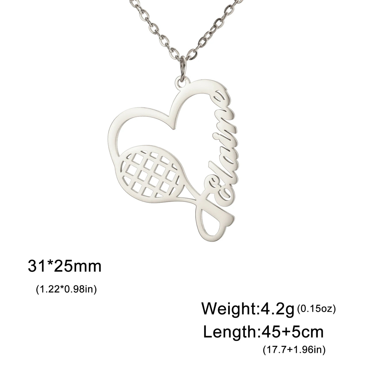 Basketball Blaze Custom Name Necklace for Him/Her