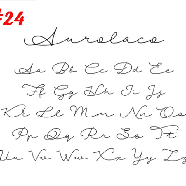 Signature Custom Name Necklace with Box Chain