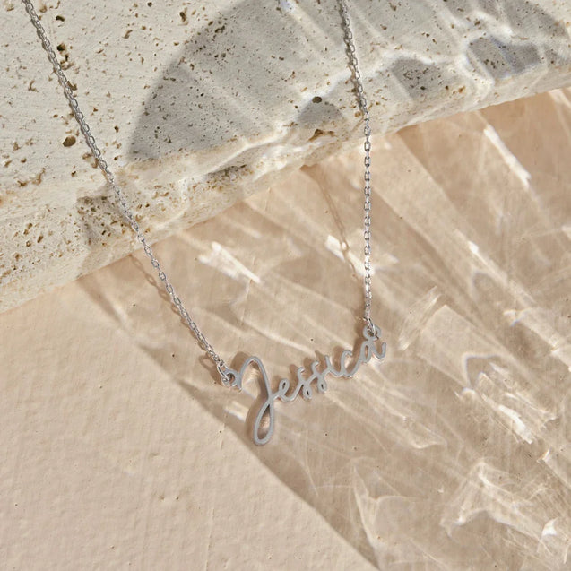 Gold Personalized Name Choker Necklace for Women