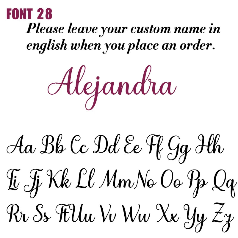 Cursive Charm Name Necklace