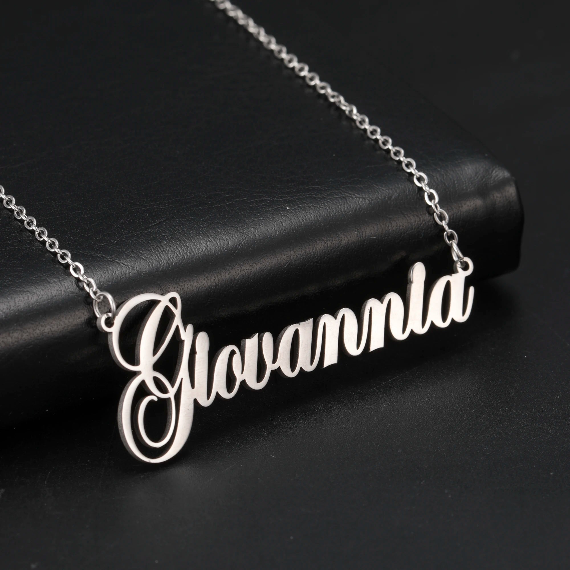 Basketball Blaze Custom Name Necklace for Him