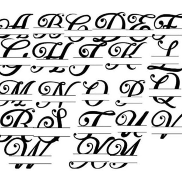 Custom Initial Name Necklace for Men and Women