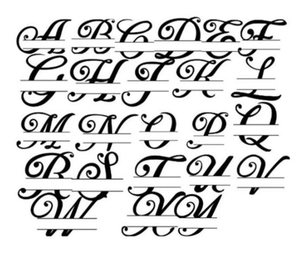 Custom Initial Name Necklace for Men and Women