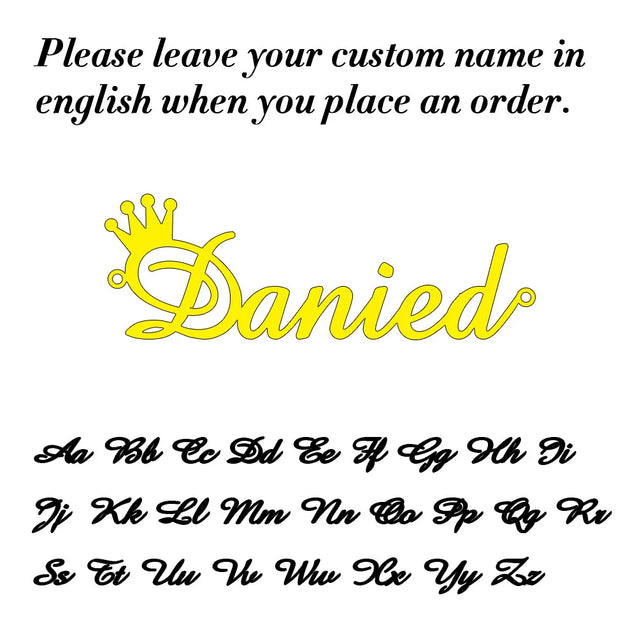 Signature Custom Name Necklace with Box Chain