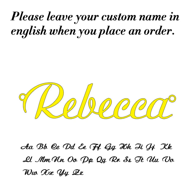 Gold Personalized Name Choker Necklace for Women