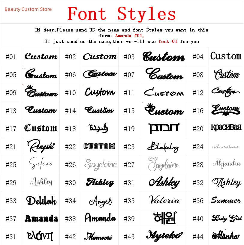 Bold Old English Custom Name Necklace with Cuban Chain