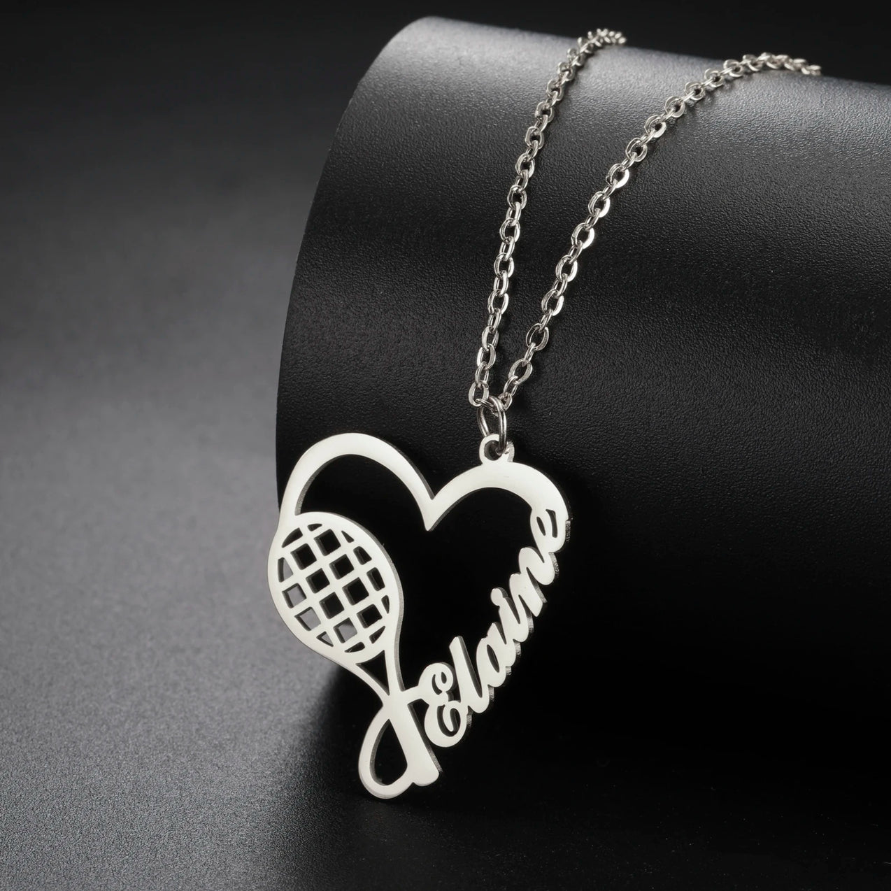 Basketball Blaze Custom Name Necklace for Him/Her