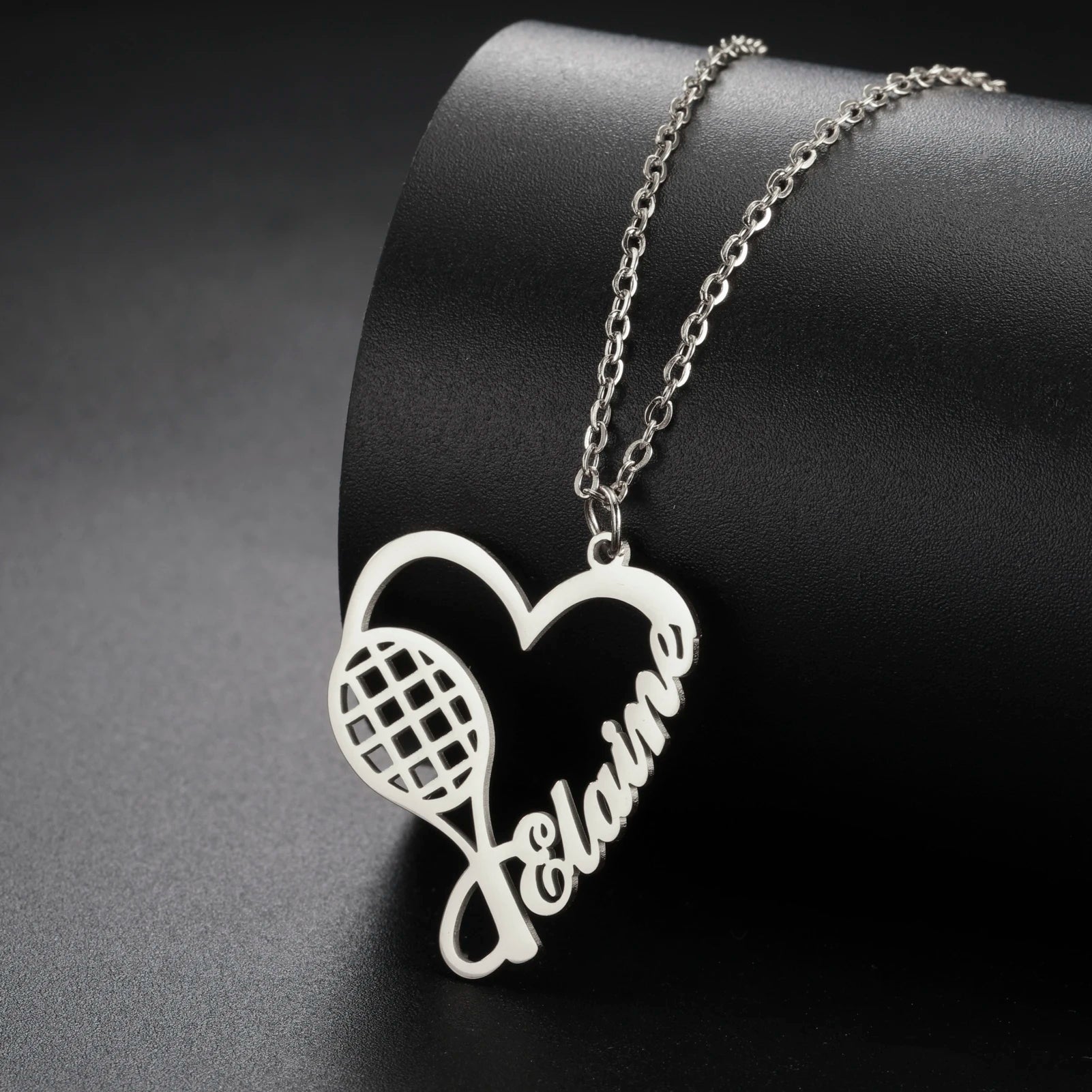 Basketball Blaze Custom Name Necklace for Him/Her