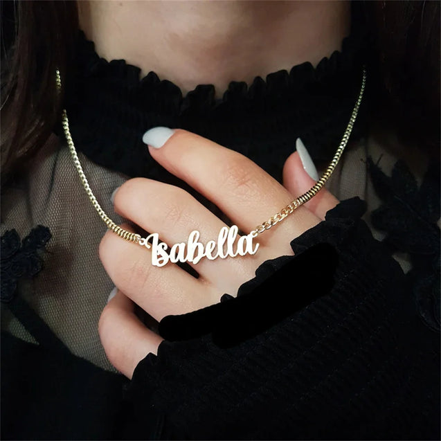 Figaro Chain Name Necklace