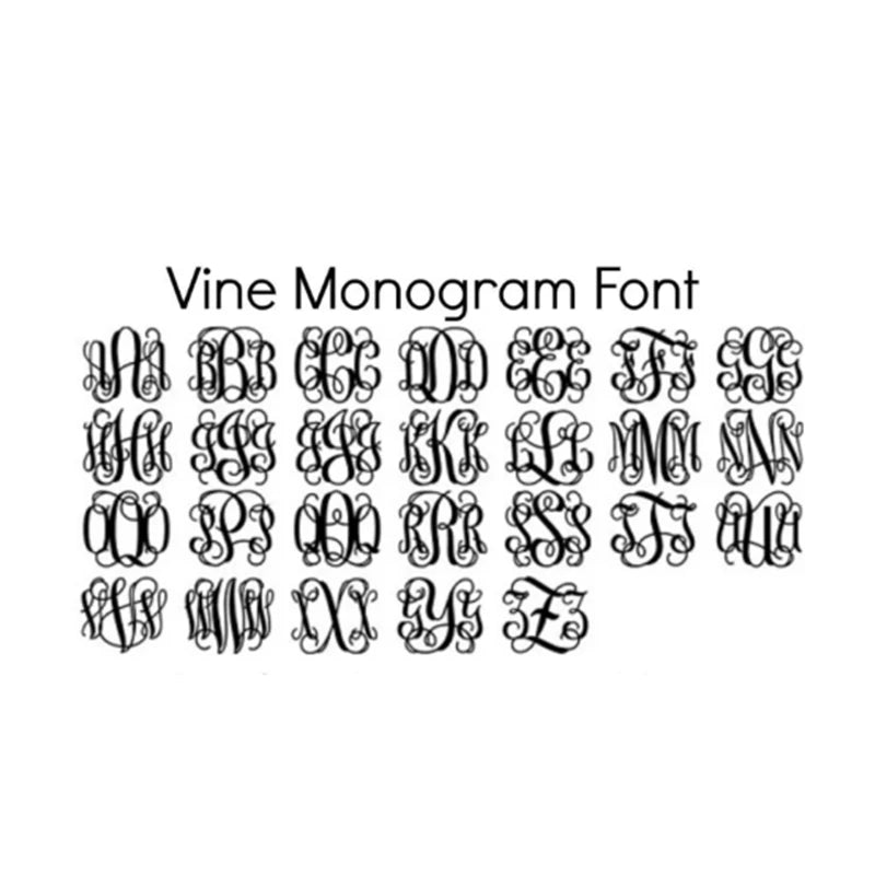 Dainty Custom Monogram Initial Necklace for Women