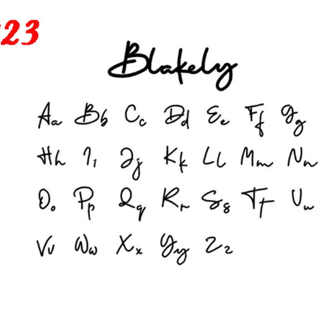 Signature Custom Name Necklace with Box Chain