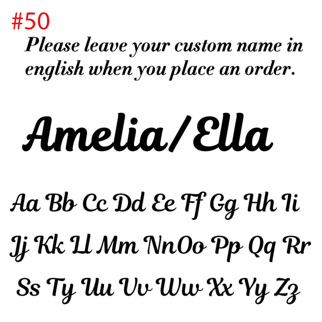 Signature Custom Name Necklace with Box Chain